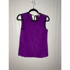 Women's Juicy Couture Purple Silk Blouse Size S